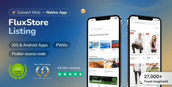 FluxStore Listing v5.6 - The Best Directory WooCommerce app by Flutter