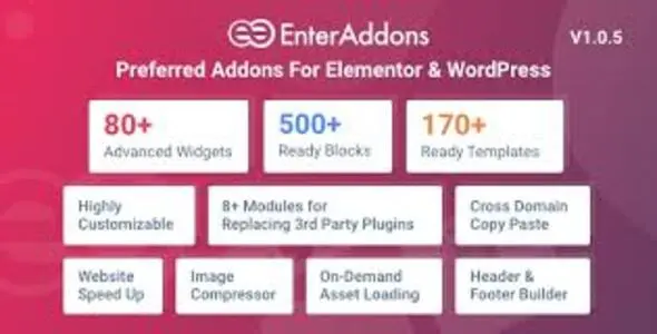 Enter Addons Pro - Preferred Addons For Elementor And WordPress