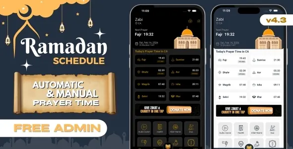 Zabi v4.3 - Islamic Flutter & Android ISO App