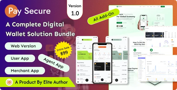 Pay Secure v1.0 - Digital Wallet Solution Bundle