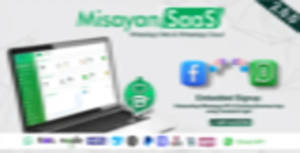 Misayan SaaS v2.0.0 – Multi-Tenant WhatsApp: Chatbots, WooCommerce Integration & API Access