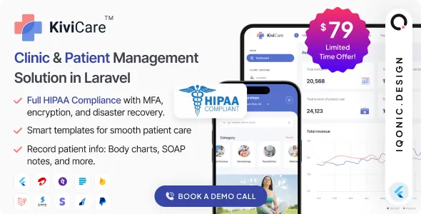 KiviCare(TM) - Clinic Management System | Laravel & Flutter