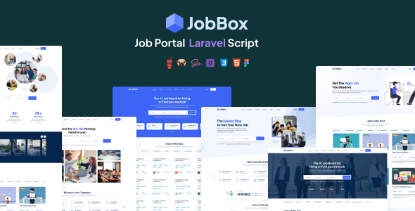 JobBox - Laravel Job Portal Multilingual System v1.16.4
