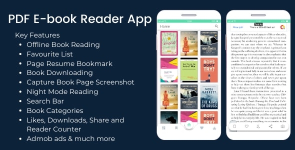 PDF Ebook Reader App + Admin App v1.0