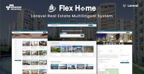Flex Home - Laravel Real Estate Multilingual System v2.55.5