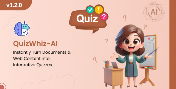 Quiz Generator : AI Powered Questions & Answers Generator - Built With Laravel v1.2.0