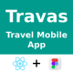 Traves- Travel Mobile App - UI Kit - React Native v1.3