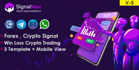 SignalMax - Trading & Forex , Crypto Signal Notifier Subscription based Platform v5.0