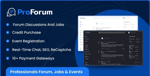 ProForum - Forum, Jobs & Events v1.3.0