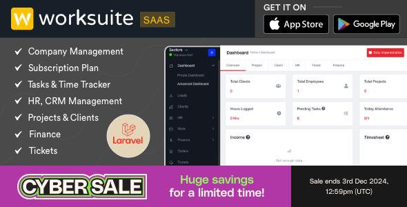 Worksuite Saas - Project Management System v5.4.6