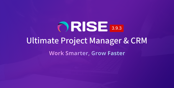 RISE - Ultimate Project Manager & CRM - v3.9.3