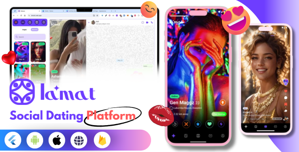Lamat - Complete Social Dating App | Match, Chat & Video Dating | Dating Mobile App | Online Dating - v3.2.0