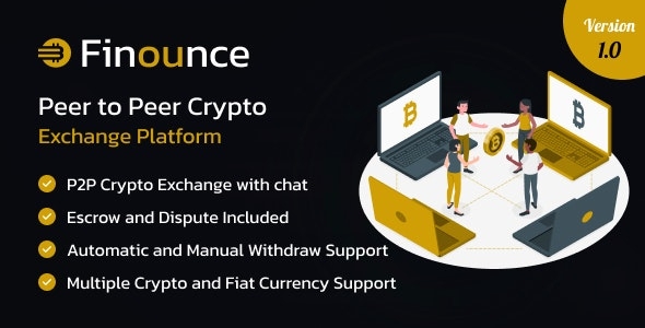 Finounce - An Advance Peer to Peer Crypto Exchange Platform v1.1