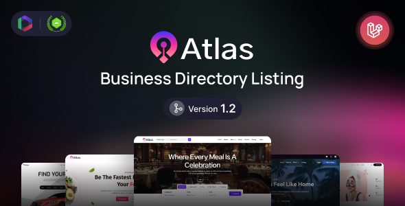 Atlas Laravel Business Directory Listing -  v1.2