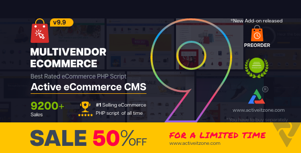 Active eCommerce CMS v9.9