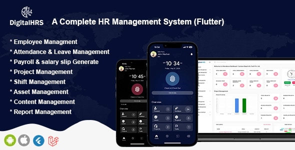 DigitalHR - Branch Based Multi Tenant HR, HRM and HRMS Application