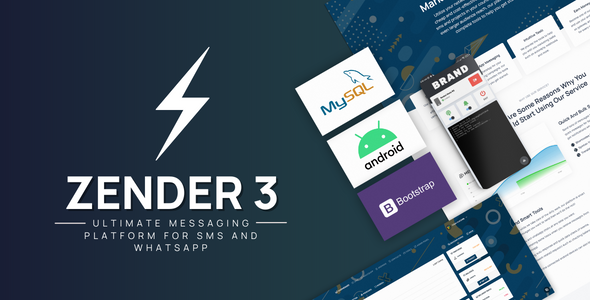 Zender - WhatsApp and SMS Messaging Platform and use Android as SMS Gateways (SaaS) v3.8.12