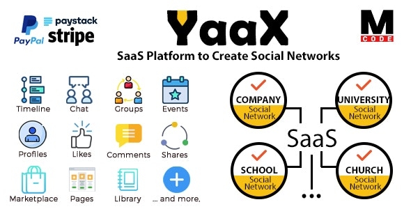 YaaX - SaaS Platform to Create Social Networks v1.4.0