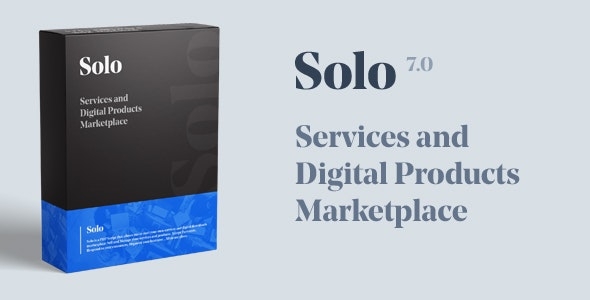 Solo - Services and Digital Products Marketplace v6.1