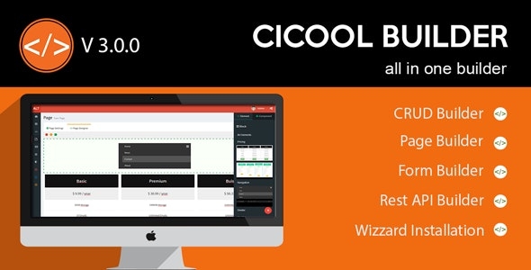 Cicool - Page, Form, Rest API and CRUD Generator v3.4.3