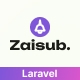 Zaisub - Subscription & Billing Management Laravel Script. - v3.2