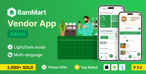 6amMart - Vendor App v3.2