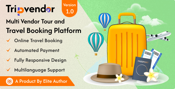 TripVendor - Multi Vendor Tour And Travel Booking Platform v1.0