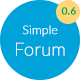 Simple Forum - Responsive Bulletin Board v2.0.0