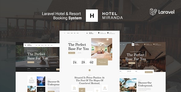 Miranda - Laravel Hotel & Resort Multilingual Booking System v1.42.1