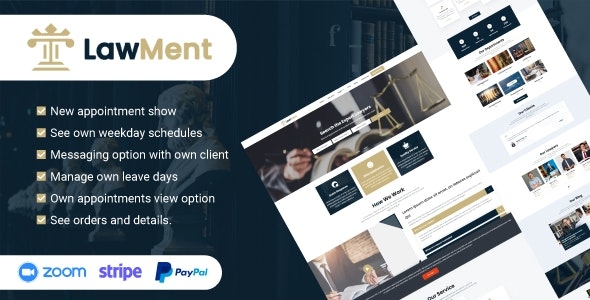 LawMent - SaaS Based Multi Lawyer Appointment System v2.5