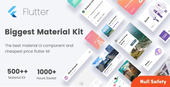 Biggest Pro Widget Flutter Kits - Best Selling Flutter Widget Kit 3.0 Flutter UI Kit v1.0