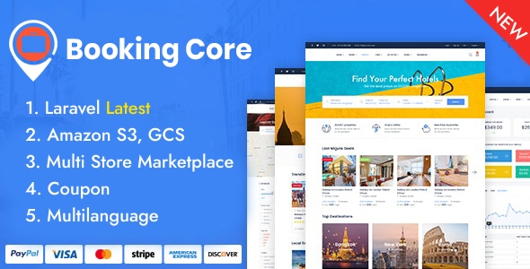 Booking Core - Laravel Booking System v4.0