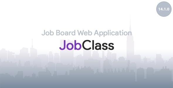 JobClass - Job Board Web Application V14.1.0