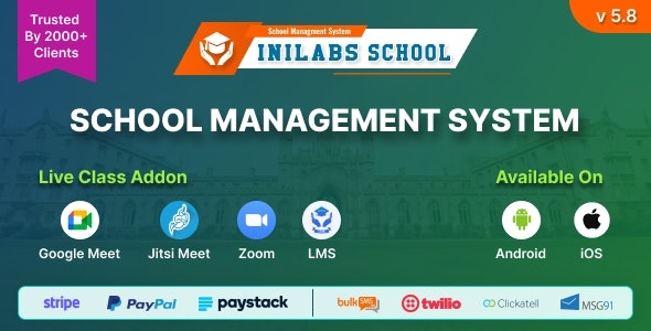 Inilabs School Express : School Management System v5.8