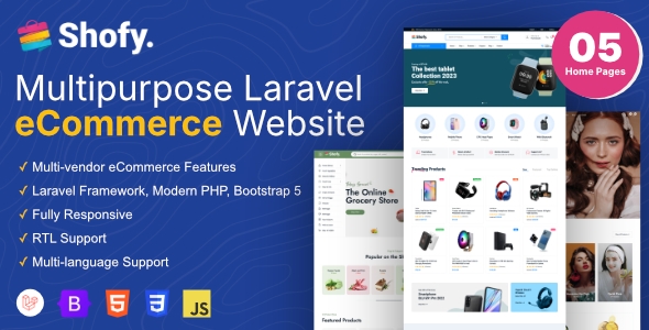 Shofy - eCommerce & Multivendor Marketplace Laravel Platform v1.2.3