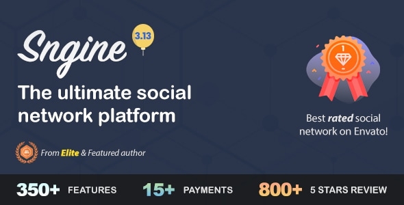 Sngine - The Ultimate PHP Social Network Platform v3.13