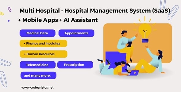 Multi Hospital - Hospital Management System (SaaS) + Mobile Apps v5.6