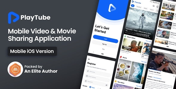 PlayTube IOS - Sharing Video Script Mobile IOS Native Application v1.9