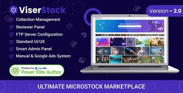 ViserStock - Ultimate Microstock Marketplace v2.0